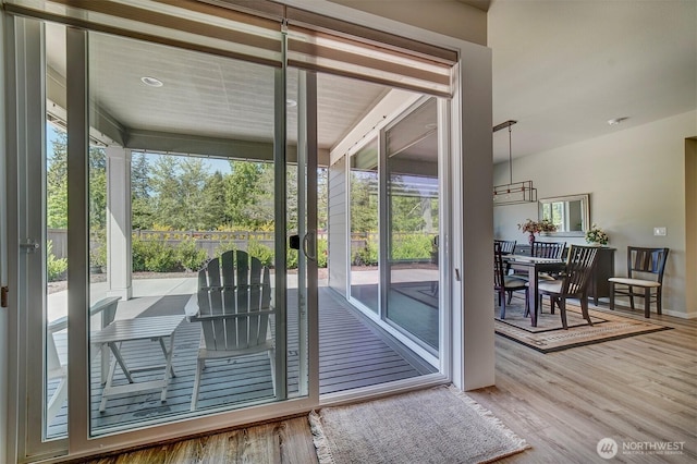 2502 Vardon Cir SW, Port Orchard, WA 98367 - entryway with wood finished floors and baseboards