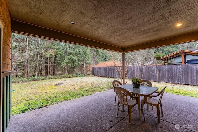 view of patio