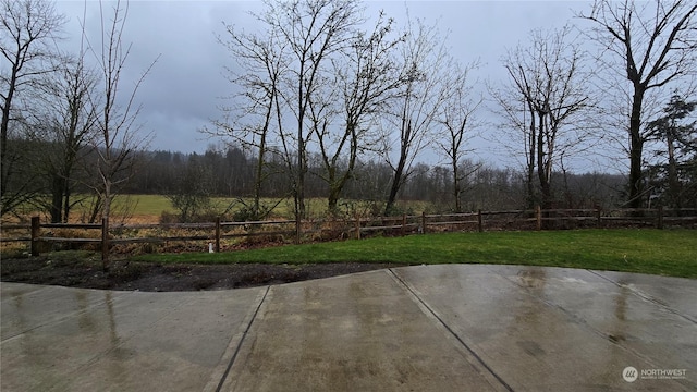 view of patio / terrace with fence