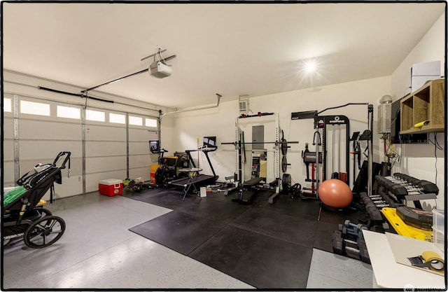 view of exercise room