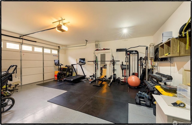 view of exercise room