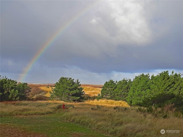 view of nature with a rural view