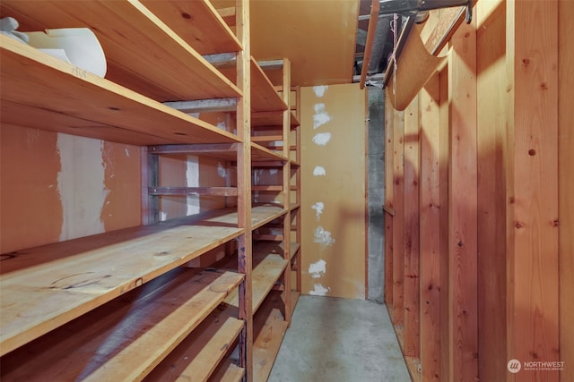 view of storage room