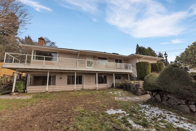 view of rear view of house