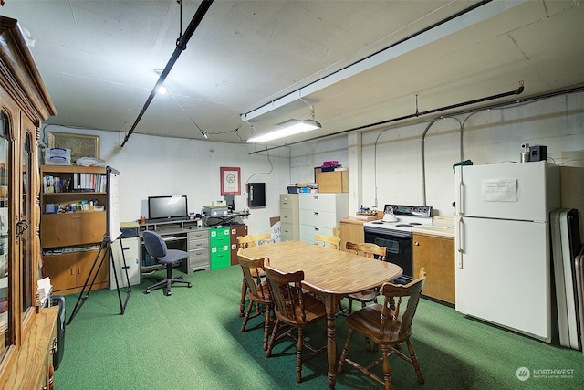 view of dining room