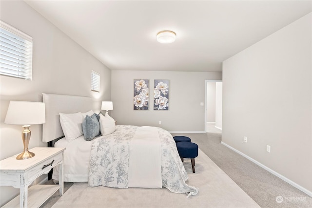 bedroom featuring carpet flooring