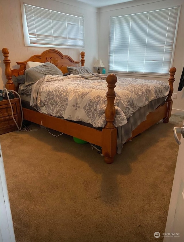 bedroom featuring carpet floors