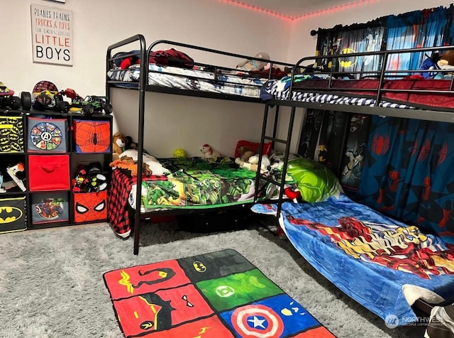 bedroom featuring carpet floors