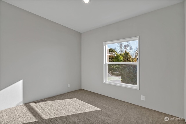 empty room with carpet flooring