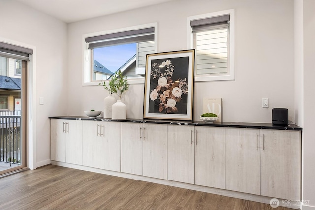 room details featuring wood finished floors