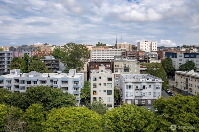 exterior space featuring a view of city