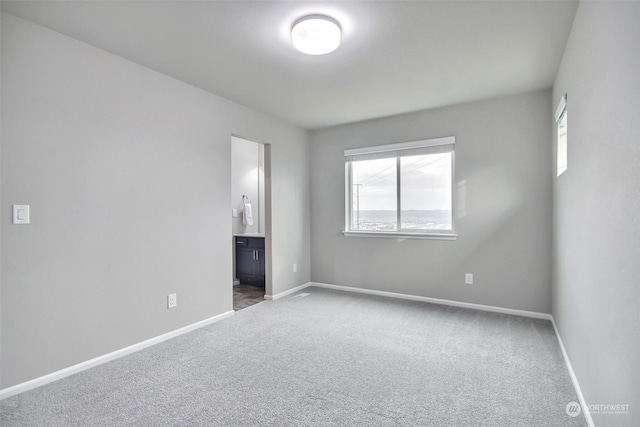 spare room with carpet floors and plenty of natural light