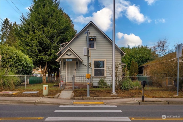 view of front of home