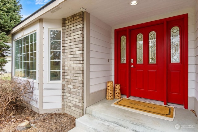 view of entrance to property