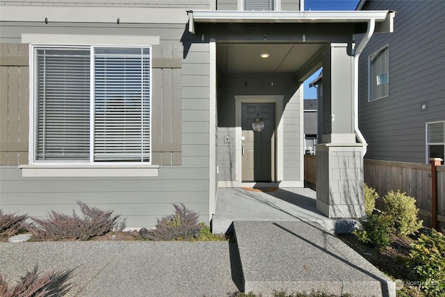 view of entrance to property