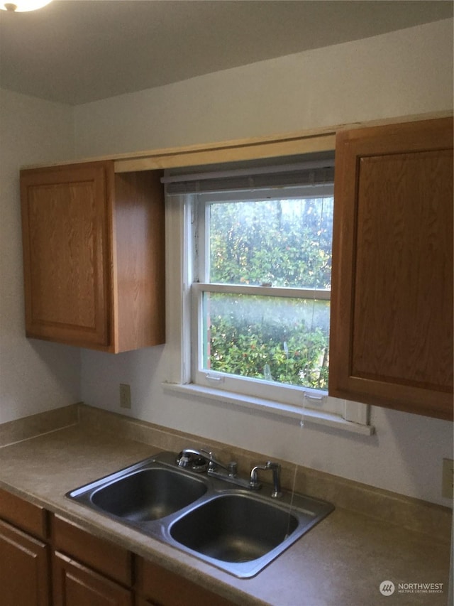 kitchen featuring sink