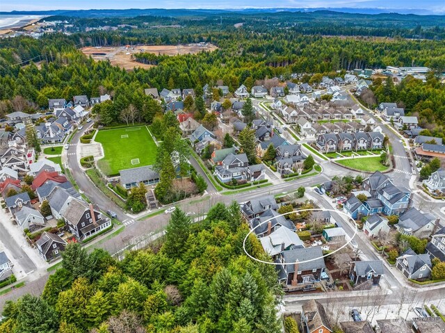 18 Primrose Ln, Pacific Beach, WA 98571 - aerial view with a forest view and a residential view