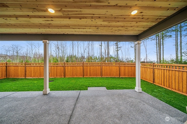 view of patio