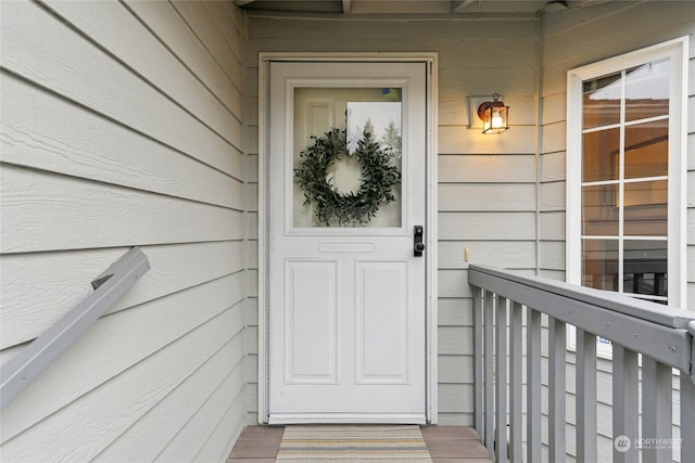 view of property entrance