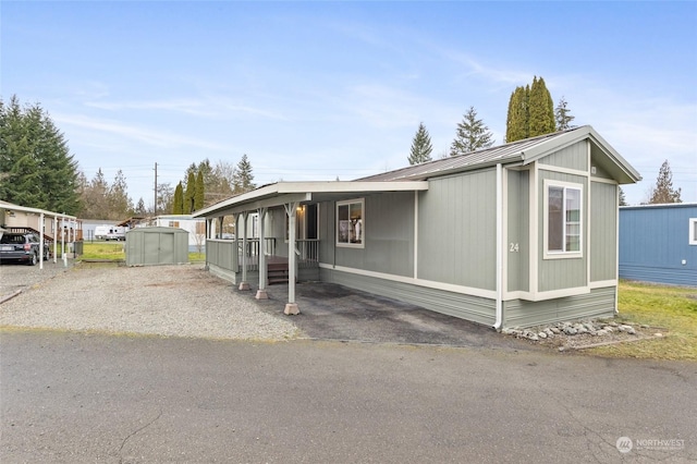 view of manufactured / mobile home