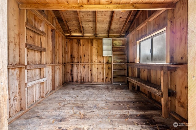 view of storage room