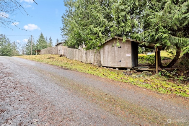 view of street