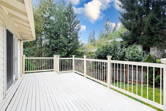 view of deck