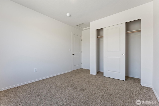 204 Cherry St, Mattawa, WA 99349 - unfurnished bedroom with carpet floors and a closet