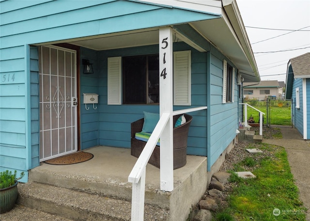 view of entrance to property