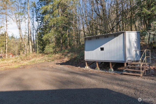 view of outbuilding