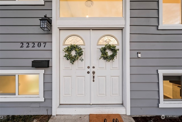 view of entrance to property