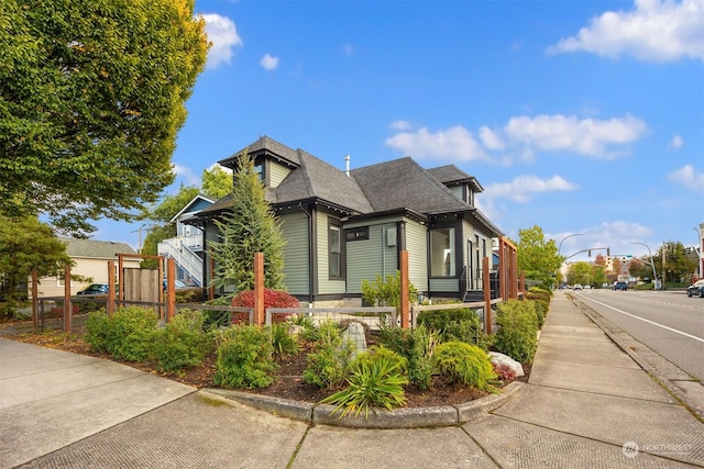 view of front of home