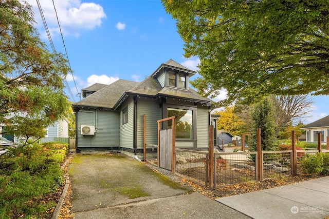 view of bungalow-style home