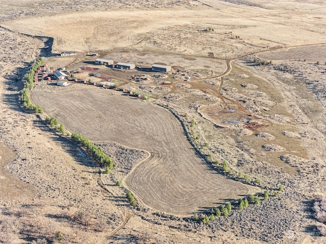 bird's eye view featuring a rural view