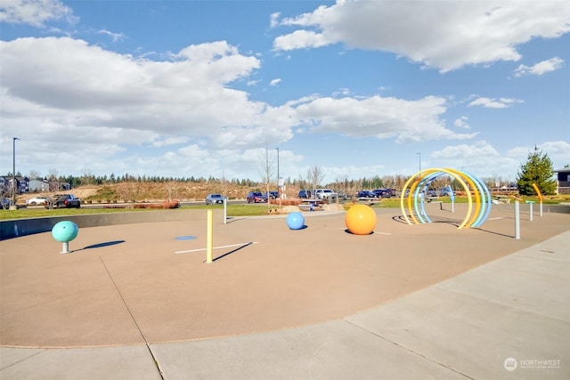 view of play area