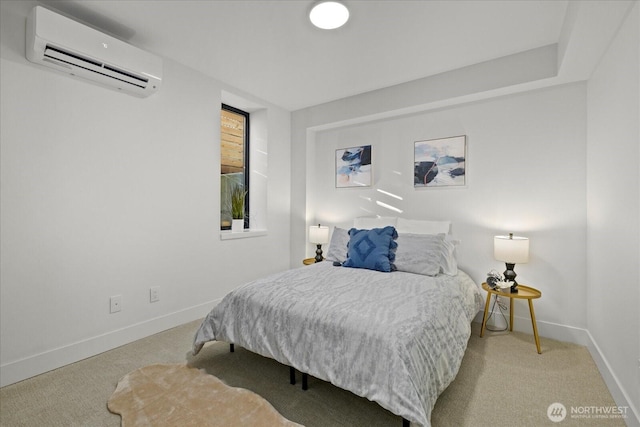 2405 E Fir St B/Adu, Unit B/Adu Seattle, WA 98122 - bedroom with light carpet and a wall mounted air conditioner