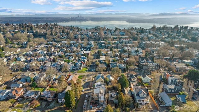 2405 E Fir St B/Adu, Unit B/Adu Seattle, WA 98122 - bird's eye view with a water and mountain view
