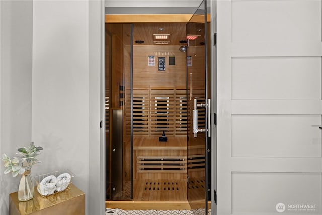 view of sauna / steam room