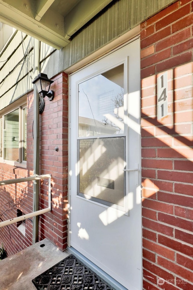 view of entrance to property