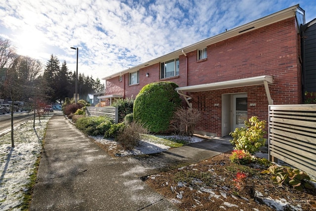 view of back of property