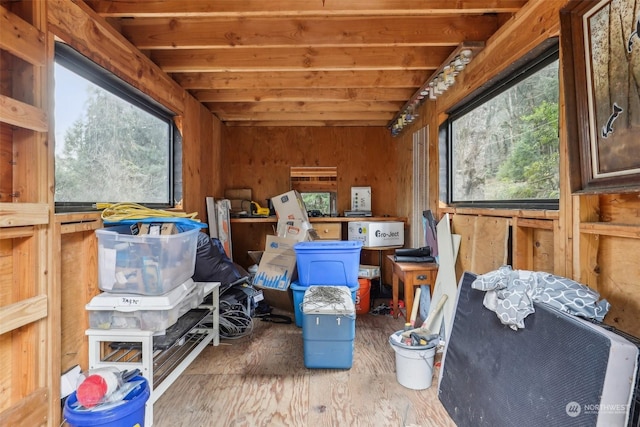 view of storage room