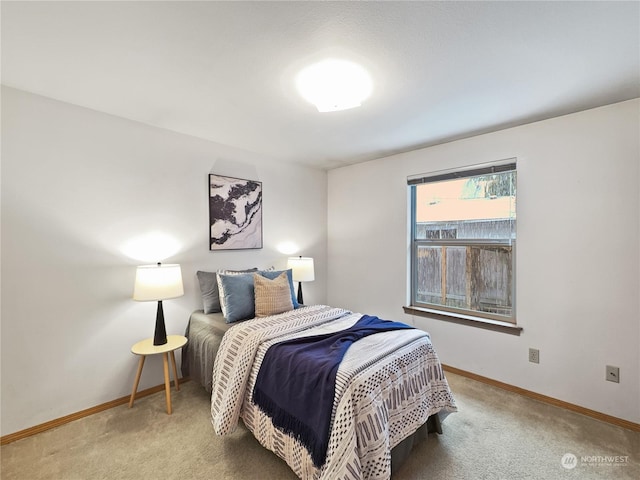 bedroom featuring carpet flooring