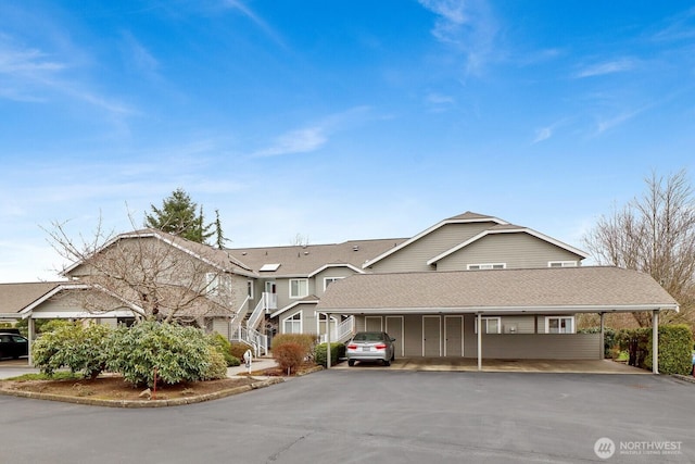 view of property with a residential view