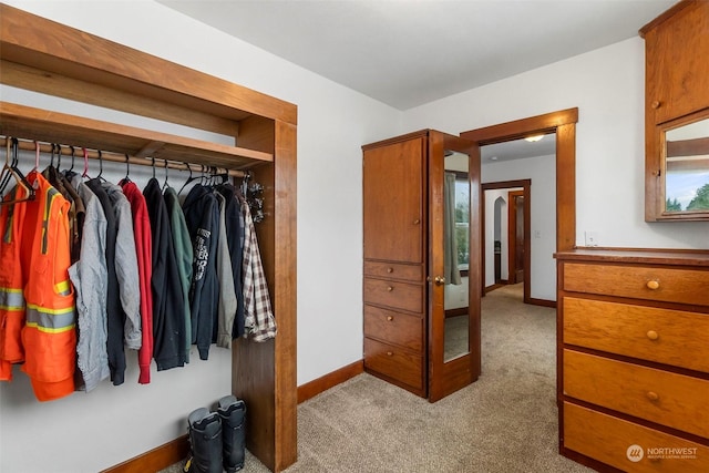 view of closet