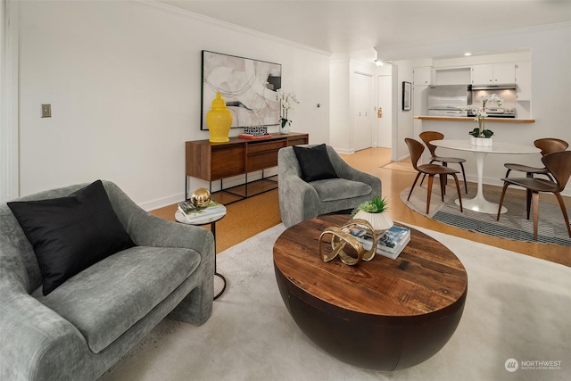 1600 43rd Ave E Unit 204, Seattle, WA 98112 - sitting room featuring ornamental molding