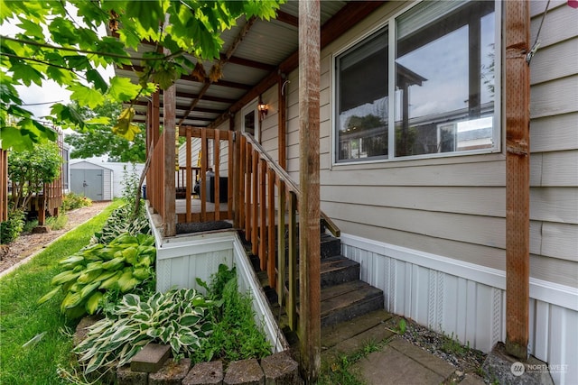 view of entrance to property