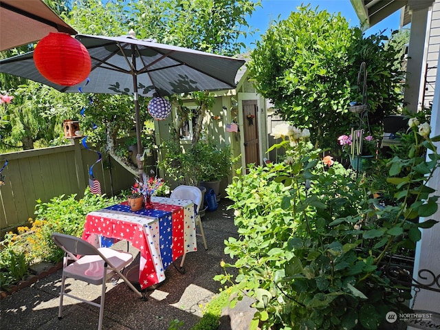 view of patio