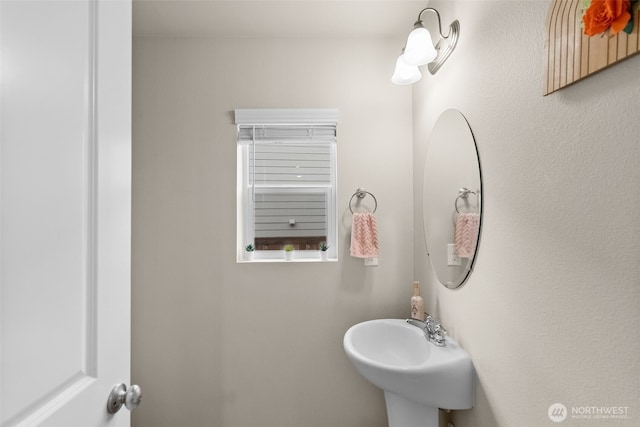 bathroom with a sink