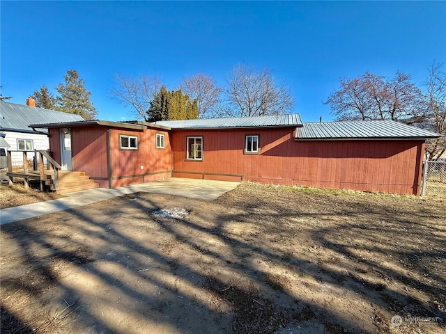 rear view of house featuring a patio area