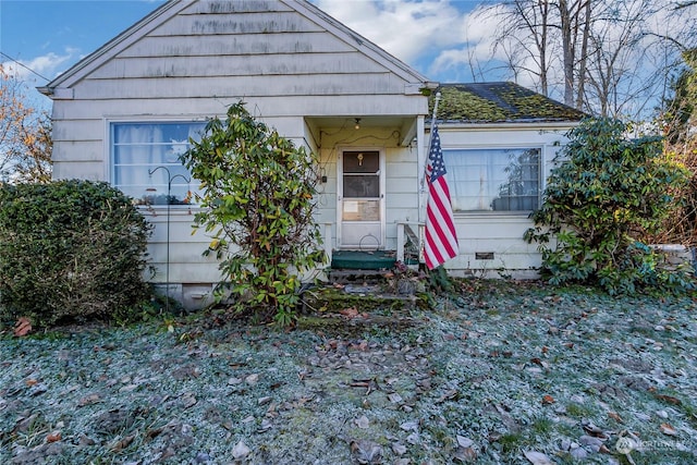 view of front of property